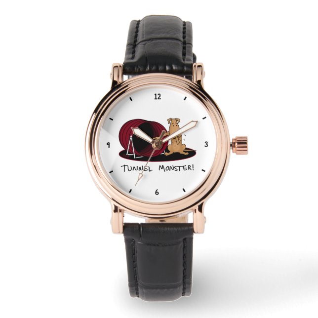 Montre Tunnel Monster - agilité effrayé chien nerveux drô (Recto)