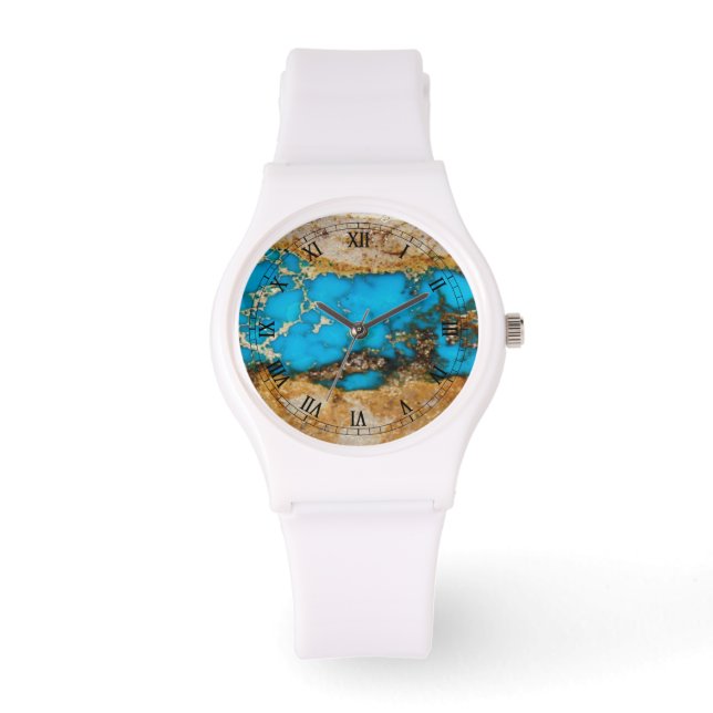 Montre Turquoise rock (Recto)