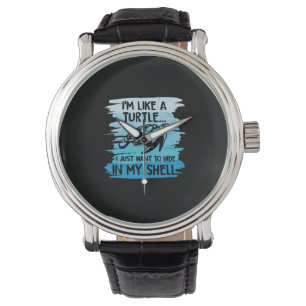 Montre Turtle Lover   Je Suis Comme Une Tortue