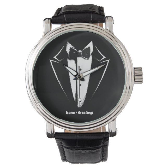 Montre Tuxedo Classic Party Funny Concert Festival Design (devant)