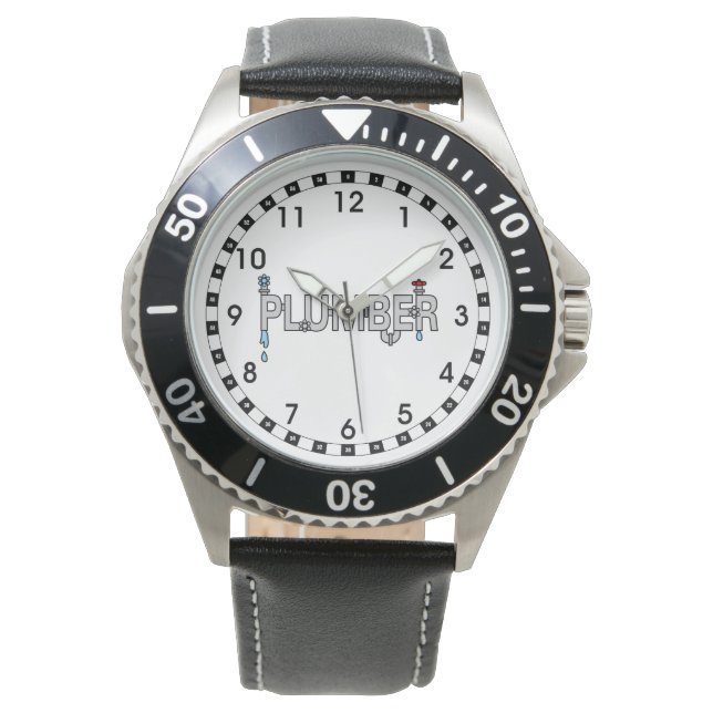 Montre Tuyaux de plombier (devant)
