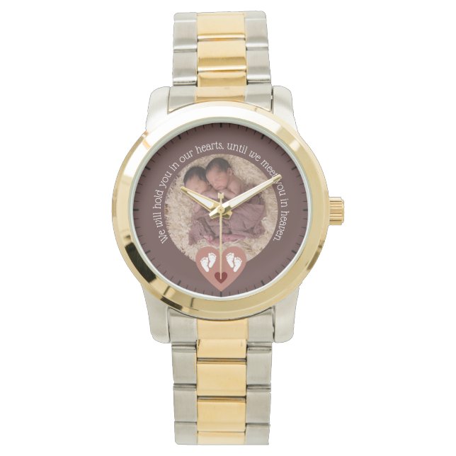 Montre Twins fausse couche Baby Loss Memorial Stillborn (devant)