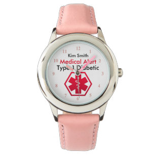 Montre Type 1 vigilant Médicale ou 2 de diabète de fill