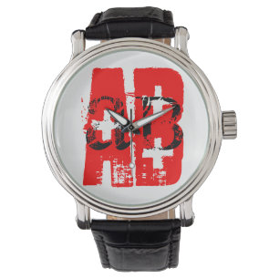 Montre Type de sang AB+ Regarder