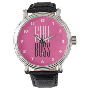 Montre Typographie Boss de marque personnalisée Couleur r