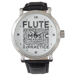 Montre Typographie de cannelure