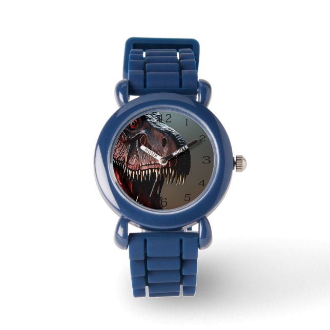 Montre Tyrannosaurus Rex Visage Effrayant,  (Recto)