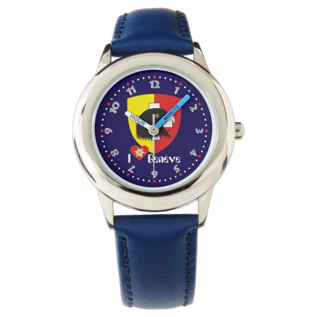 Montre Uhr mit Schweizer-Entwurf Genf / Genève (devant)