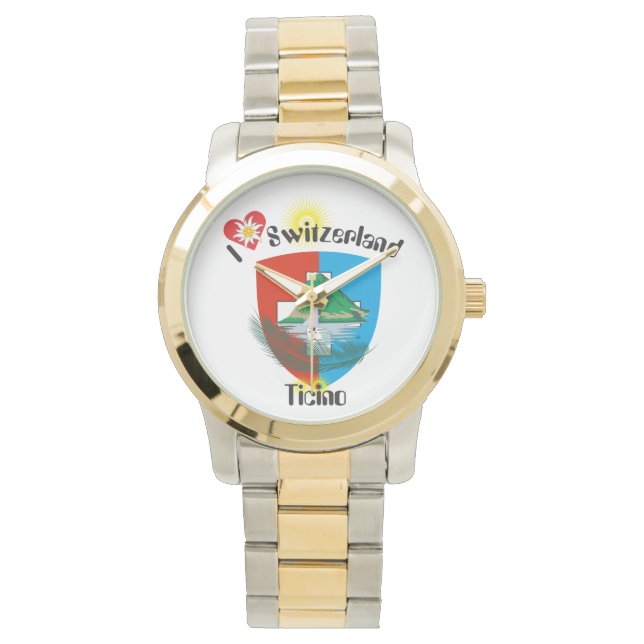 Montre Uhr mit Schweizer-Entwurf Tessin die Schweiz (devant)