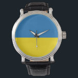 Montre Ukraine<br><div class="desc">Drapeau de l'Ukraine. У к р а ї а. Д е р ж а в и н</div>