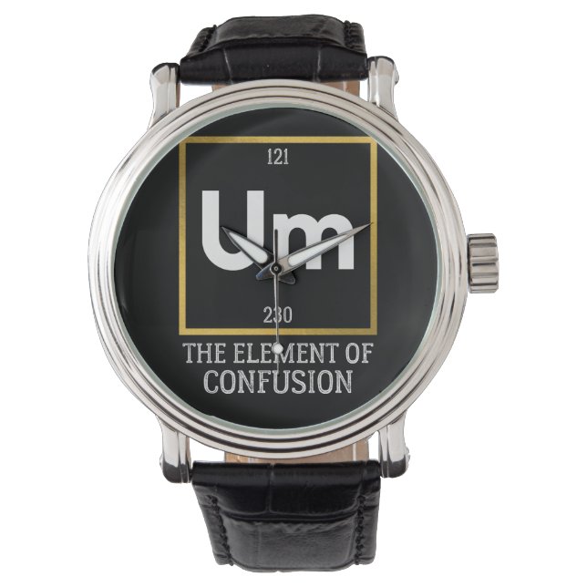 Montre Um The Element of Confusion T-Shirt (devant)