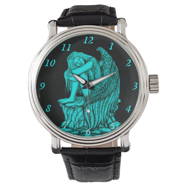 Montre Un ange endormi sur la pierre (devant)