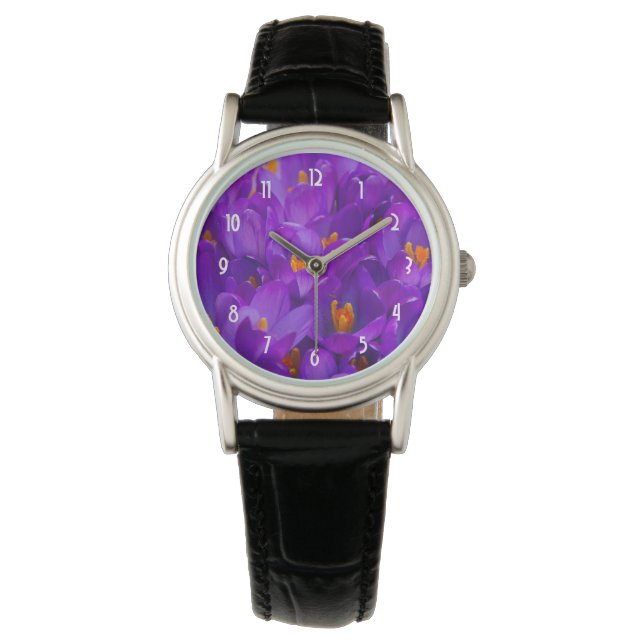 Montre Un champ de crocus violets (devant)