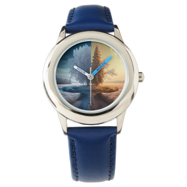 Montre Un jour en hiver (devant)