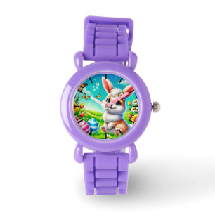 Montre Un lapin heureux