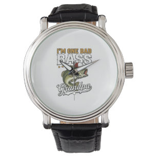 Montre Un mauvais design vectoriel vintage de pêche de gr