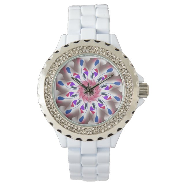 Montre Un Plaisir Floral Simple (devant)