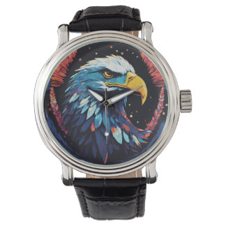 Montre Un subtil mélange de couleurs entoure l'aigle