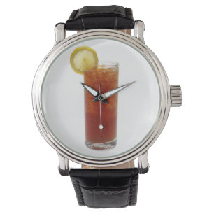 Montre Un verre de thé glacé