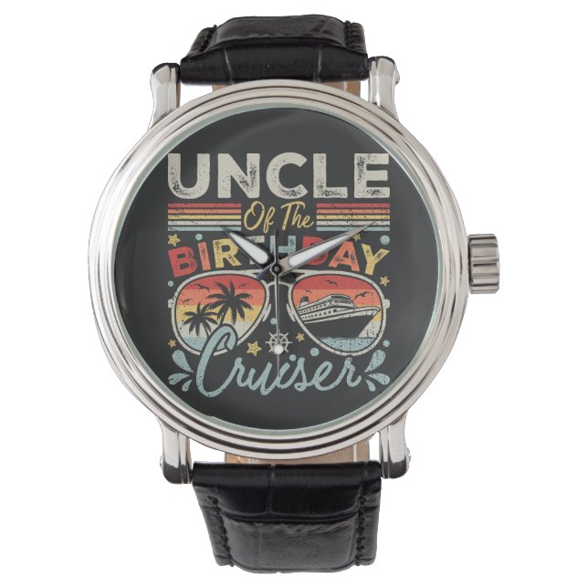 Montre Uncle of the Birthday Cruiser Vacation Vintage (devant)