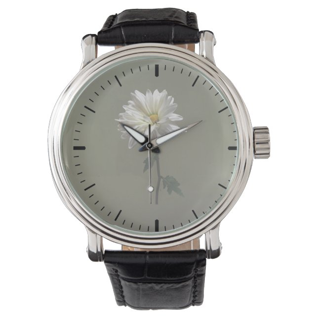 Montre Une marguerite blanche (devant)
