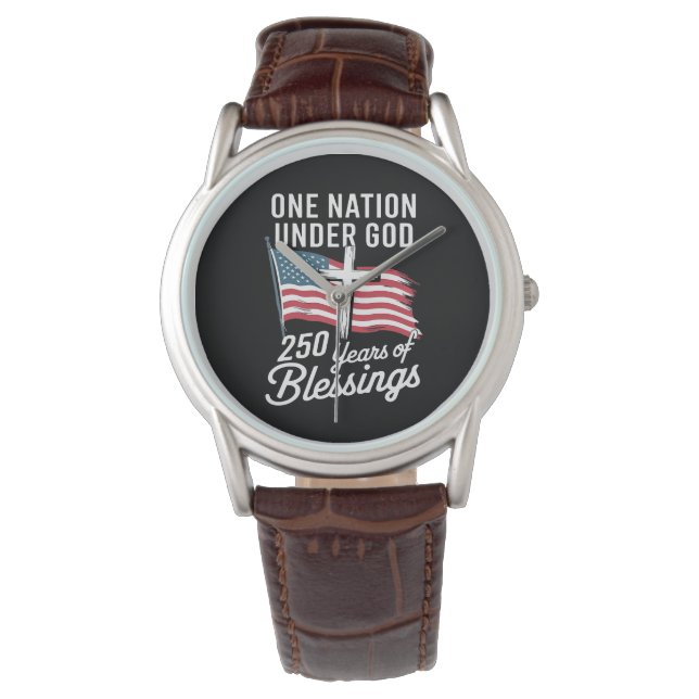 Montre Une nation sous Dieu 250 ans (devant)