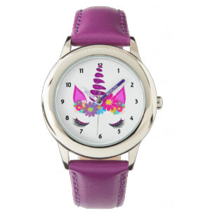 Montre Unicorn Flowery Super mignonne Girl