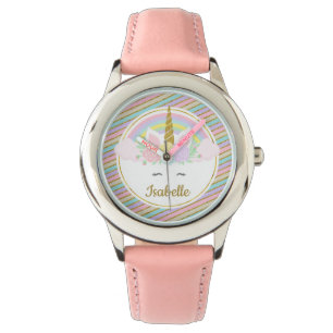 Montre Unicorne Personnalisée Enfants