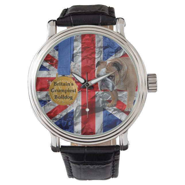 Montre Union Jack English Bulldog Watch (devant)