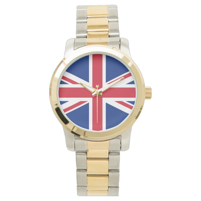 Montre Union Jack Royaume-Uni Drapeau britannique (devant)
