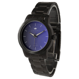 Montre Unisex acier inoxydable noir