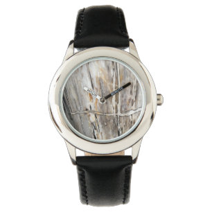 Montre unisexe blanche et grise moderne