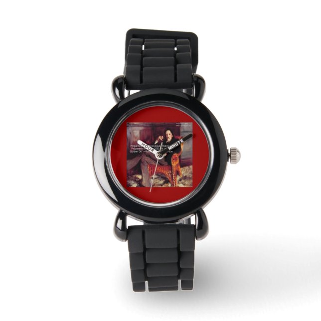 Montre unisexe citation Robert Louis Stevenson Hui (Recto)