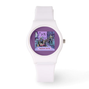 Montre unisexe comique Beethoven's Half Pint