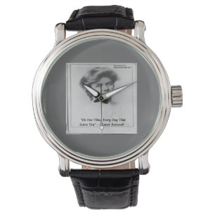 Montre unisexe Eleanor Roosevelt & Citation