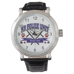 Montre Unité de police K9 personnalisée