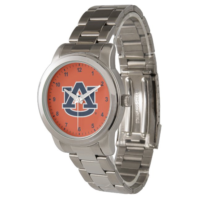 Montre Université d'Auburn | Auburn UA Logo (Incliné)
