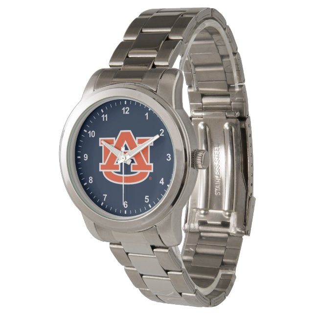 Montre Université d'Auburn | Auburn UA Logo (Incliné)