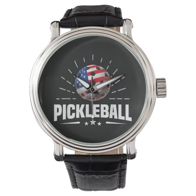 Montre US American Flag Pickleball Player (devant)