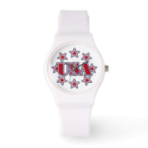 Montre USA avec les étoiles