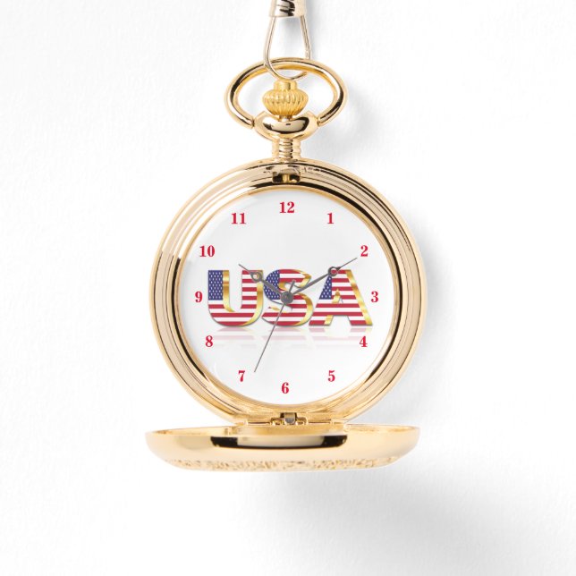 Montre USA Flag Watch Patriotic (Recto)