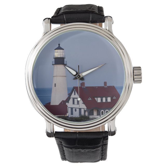 Montre USA, Maine, Portland, Cape Elizabeth, Lighthouse (devant)