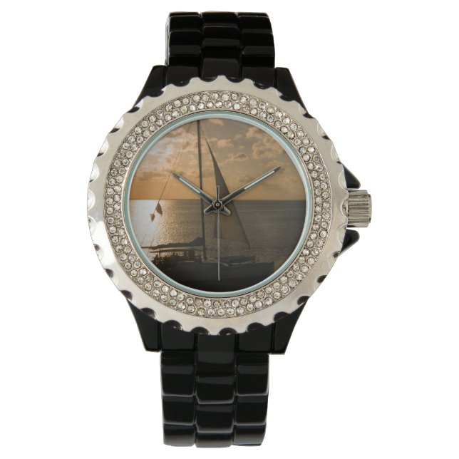 Montre USA, Texas, South Padre Island. Voilier (devant)