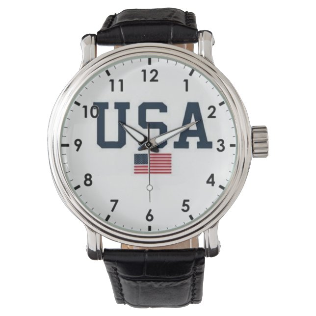 Montre USA varsity letters American Flag Gym Sports  (devant)