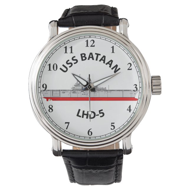 MONTRE USS BATAAN - LHD-5 - ASSAUT AMPHIBIQUE DE CLASSE W (devant)