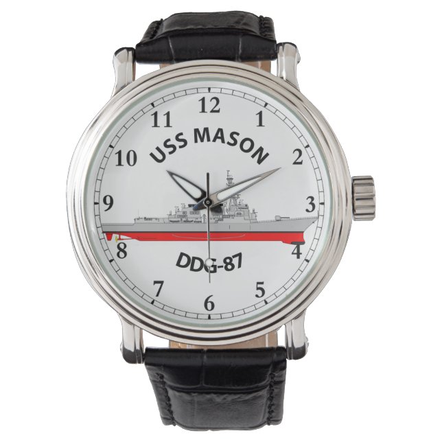 MONTRE USS MASON - DDG-87 - ARLEIGH BURKE WATCH (devant)