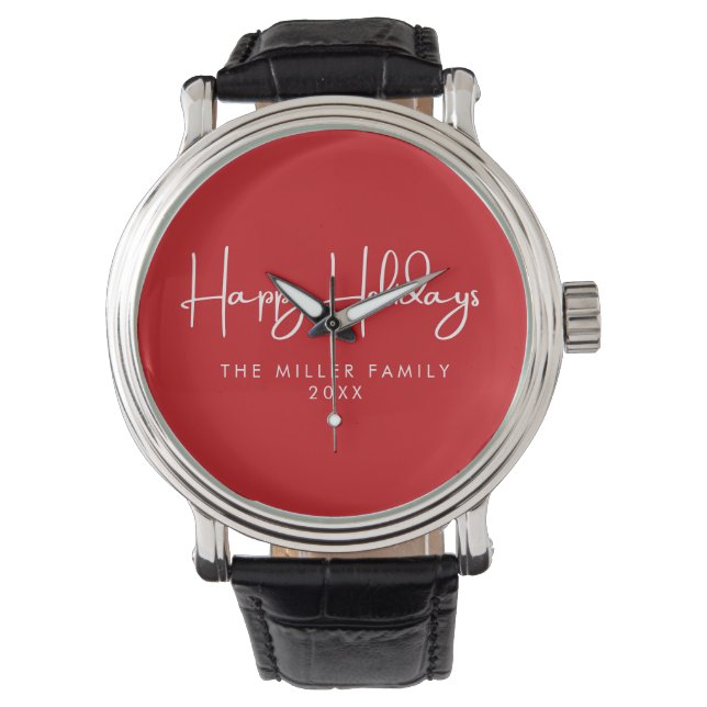 Montre Vacances minimum et chic heureux (devant)