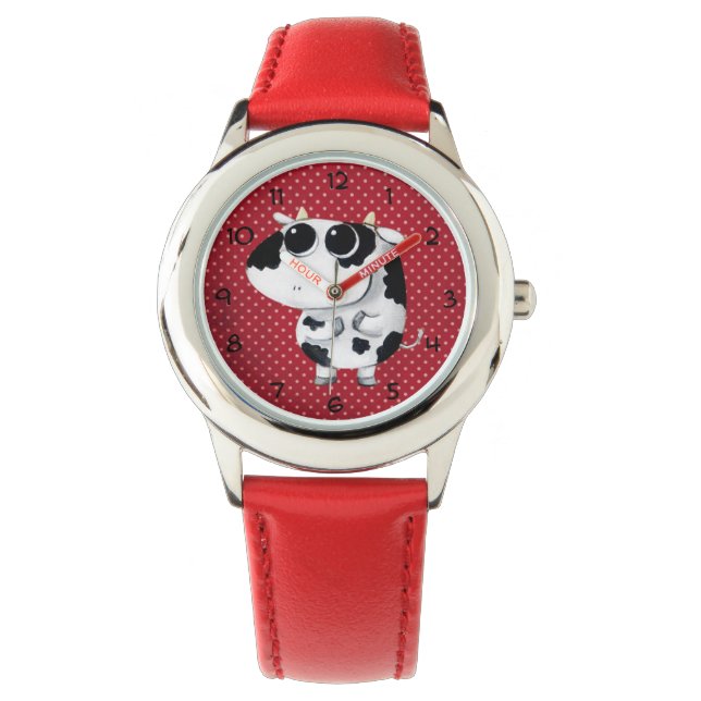 Montre Vache de bébé mignonne (devant)