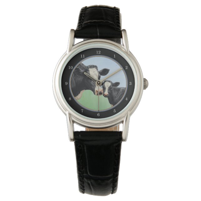 Montre Vache et veau Holstein (devant)
