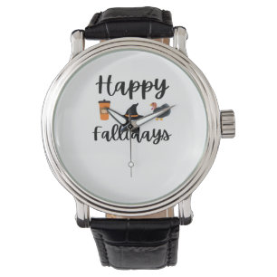 Montre Vache Highland Chute Automne Fille Thanksgiving O